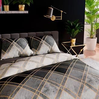 CINDERA Komplet pościeli z bawełny satynowej 160x200cm 100101/SAT/000/160200/1