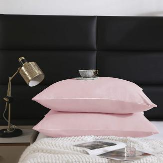 Poszewka satyna bawełniana SIN 50x60 pudrowa