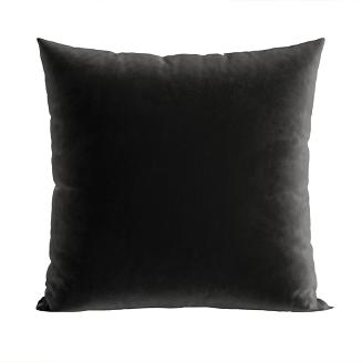 Poszewka dekoracyjna świąteczna BROKATOWY JELONEK 40x40 welwetowa czarna złota