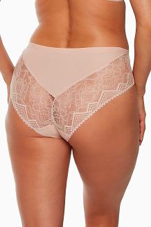 Figi damskie z koronką Leandra 1241 różowe