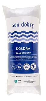 Kołdra antyalergiczna całoroczna Sen Dobry 155x200 biała
