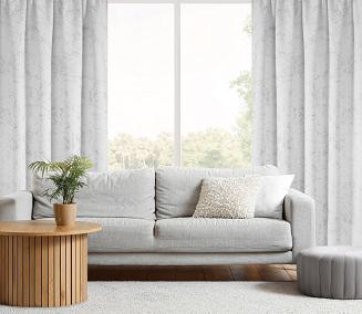 Zasłona gotowa na taśmie MARLENE 140x270 Eurofirany biały