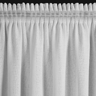 Zasłona gotowa na taśmie MARLENE 140x270 Eurofirany biały