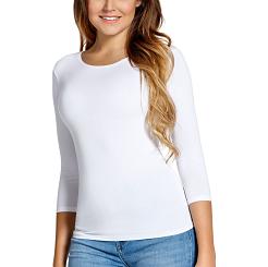 Bluzka damska z rękawem 3/4 MANATI biała