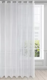 Zasłona gotowa na przelotkach ALEXA 350x250 Design91 biały