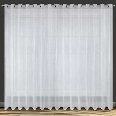 Firana gotowa na przelotkach ALEXA 350x250 Design91 biała