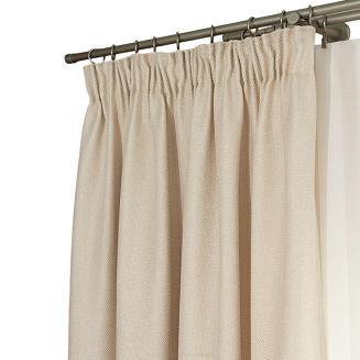 Zasłona gotowa na taśmie MOLLY 140x250 strukturalna kremowa