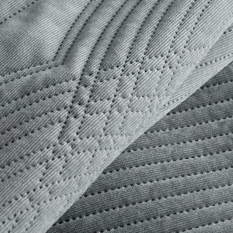 Narzuta dekoracyjna VELVET2 170x210 srebrny