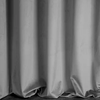 Zasłona gotowa na przelotkach ROSA 140x250 Design91 stalowy