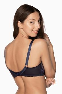 Biustonosz GAIA Semi-Soft Talia 1132 półusztywniany granatowy