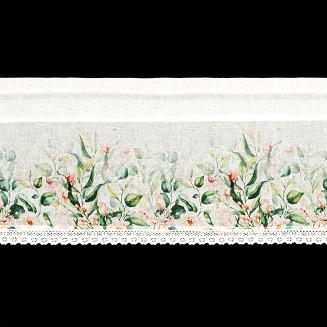 Firana gotowa na taśmie ESTERA 130x50 Eurofirany biały