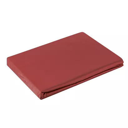 Prześcieradło satynowe z gumką NOVA3 100x200 Eurofirany czerwony