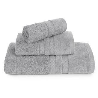 Ręcznik bawełniany PORTO 50x90 Eurofirany srebrny