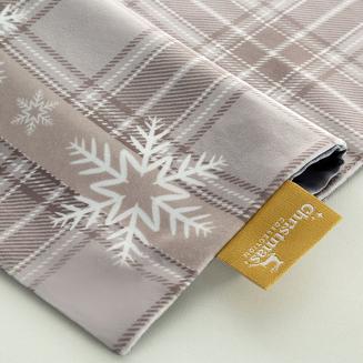 Obrus świąteczny HOLLY 45x45 Eurofirany beżowy