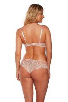 Biustonosz z koronką Push Up Abigail 1226 różowy