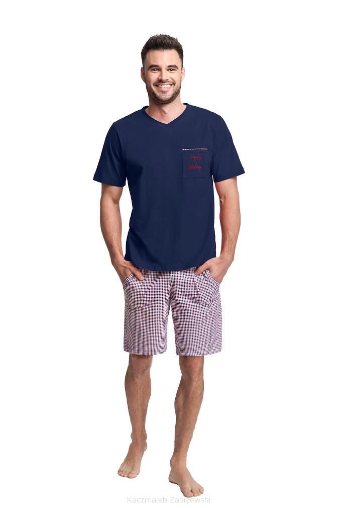 Piżama męska LUNA kod 787 granatowa