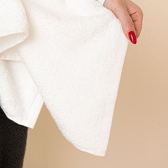 Ręcznik bawełniany LEON 70x140 strukturalne frotte biały