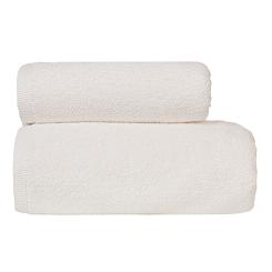 Ręcznik bawełniany LEON 70x140 strukturalne frotte biały