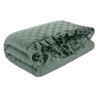 Narzuta dekoracyjna ISABEL 220x240 ciemnomiętowy