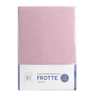 Prześcieradło FROT 180x200 Design91 pudrowy