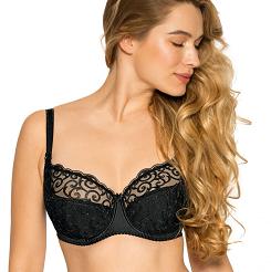 Biustonosz GAIA Semi-Soft Goldie 899 półusztywniany czarny