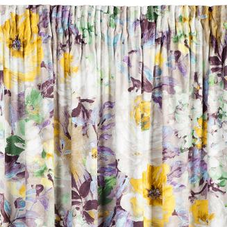 Zasłona gotowa na taśmie AMELIE 140x270 Eurofirany wielokolorowy