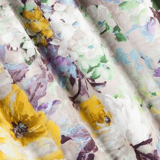 Zasłona gotowa na taśmie AMELIE 140x270 Eurofirany wielokolorowy