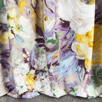 Zasłona gotowa na taśmie AMELIE 140x270 Eurofirany wielokolorowy