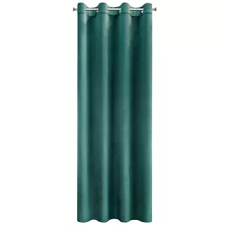 Zasłona gotowa na przelotkach ROSA 140x250 Design91 turkusowy