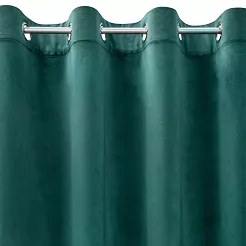 Zasłona gotowa na przelotkach ROSA 140x250 Design91 turkusowy