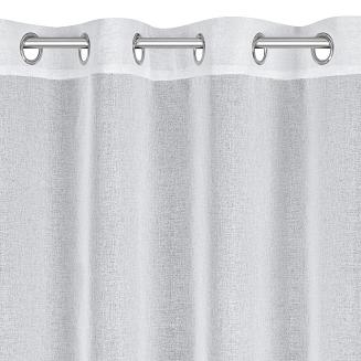 Firana gotowa na przelotkach LENA 250x250 Eurofirany biały