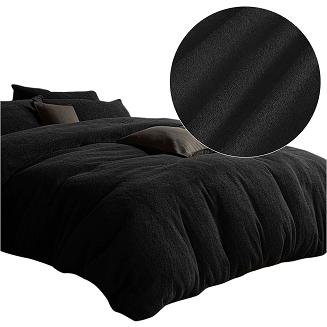 Pościel frotte 160x200 Darymex czarna