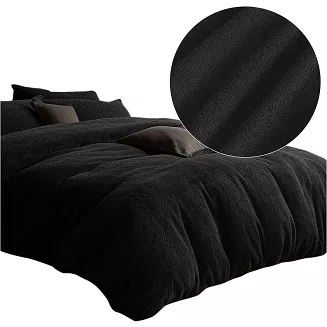 Pościel frotte 160x200 Darymex czarna