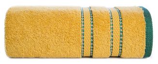 Ręcznik bawełniany KRISTI 70x140 Eurofirany musztardowy