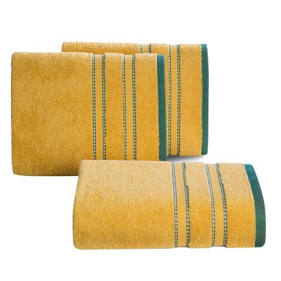 Ręcznik bawełniany KRISTI 70x140 Eurofirany musztardowy