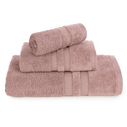 Ręcznik bawełniany PORTO 30x50 Eurofirany pudrowy puszysty i chłonny