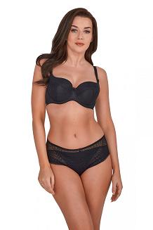 Biustonosz GAIA Full Cup Micaela 758 usztywniany czarny