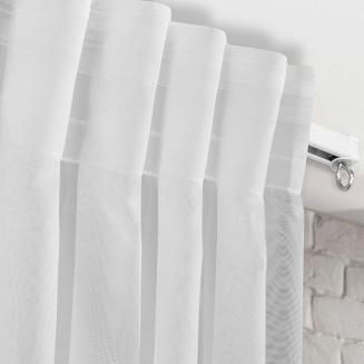 Firana gotowa na taśmie SIMONE 140x300 Eurofirany biały