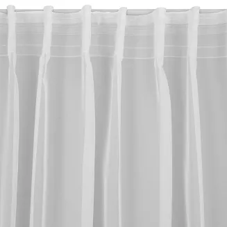 Firana gotowa na taśmie SIMONE 140x300 Eurofirany biały