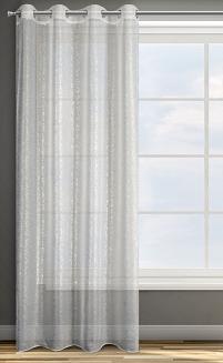 Zasłona gotowa na przelotkach MILY 140x250 Design91 biały