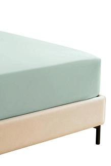 Prześcieradło bambusowe z gumką 120x200 szałwiowe