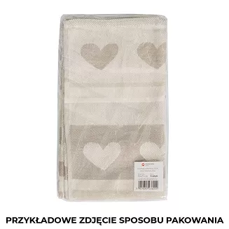 Ścierka kuchenna bawełna egipska KRATI 50x70 kratka biała granatowa