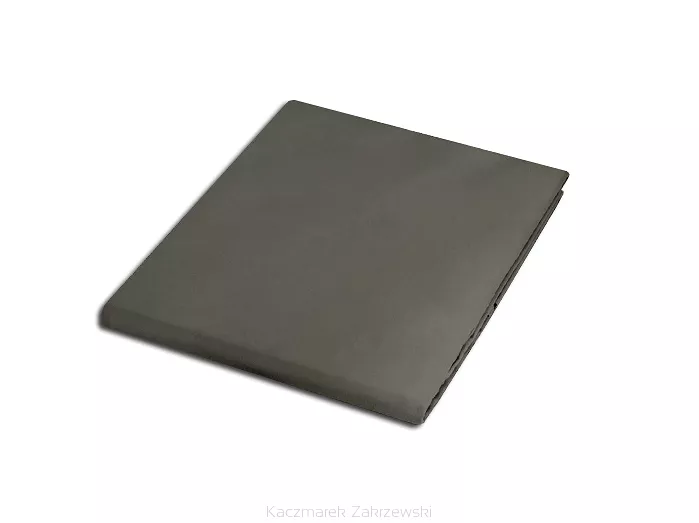 Prześcieradło satyna bawełniana bez gumki 200x220 jasnoszare