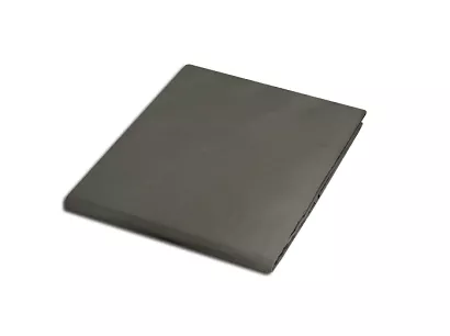Prześcieradło satyna bawełniana bez gumki 200x220 jasnoszare