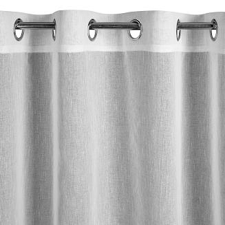 Firana gotowa na przelotkach SONIA 140x250 Eurofirany biały