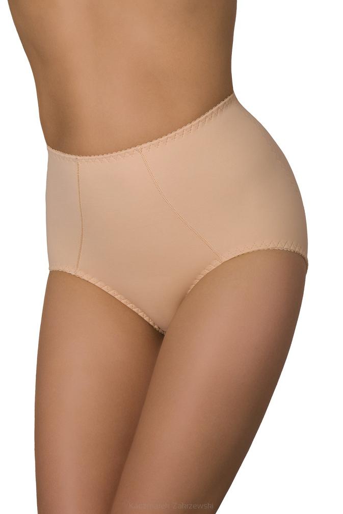 Figi damskie z wysokim stanem korygujące Verona beżowe