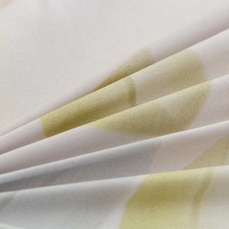 Komplet pościeli dwustronnej 140x200 kremowa cytrusowe liście