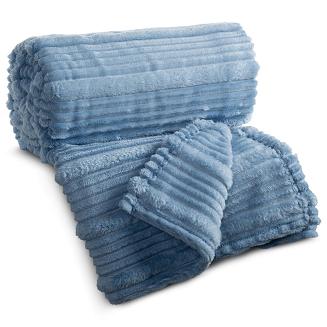 Koc narzuta NINA 220x200 Eurofirany niebieski