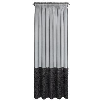 Firana gotowa na taśmie MARION 140x270 Eurofirany czarny