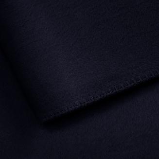 Koc bawełniano-akrylowy MONO 150x200 granatowy